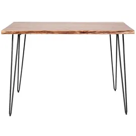 KAWOLA Bartisch ERGEA 130 x 70 cm Braun