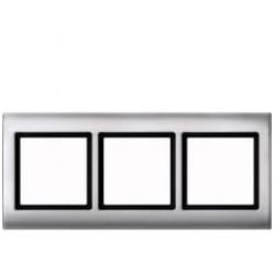 AQUADESIGN-Rahmen 3fach (aluminium glänzend)