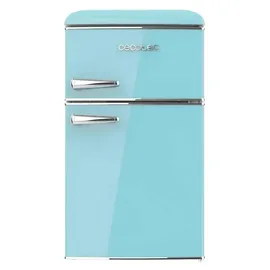 Cecotec Bolero CoolMarket 2D Origin 86 Retro-Kühlschrank (86 l, 893 mm hoch, Blau)