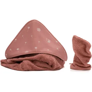 fillikid Kapuzenhandtuch »Kapuzenbadetuch mit Waschhandschuh«, (Set, 2 St.,