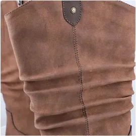 Rieker Damen Stiefel Blockabsatz warm gefüttert 93775, Größe:39 EU