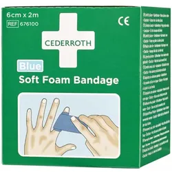 CEDERROTH Soft Foam Bandage selbsthaftend elastisch, blau ( 4000386487 )