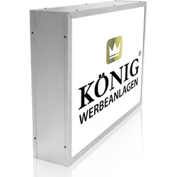 Dreifke® LED Leuchtkasten beidseitig, Scheibe, 60 x 40cm (B x H), ohne Druck