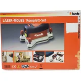 Laser-Mouse Komplett-Set Linienlaser 90° frei schwenkbar 650 NM