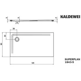 Kaldewei SUPERPLAN 1843-5