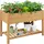 Yaheetech Hochbeet 119 x 57 x 80 cm Hellbraun