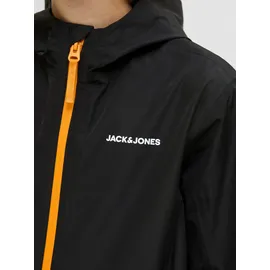 Jack & Jones Junior JJEFLYNN RAIN JACKET SN JNR Schwarz 164