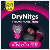 Abena DryNites Pyjama Pants Mädchen 27-57 kg 4 x 13 St.
