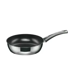 Berndes Schmorpfanne   Injoy® B.Nature , silber , Edelstahl Ø: 28