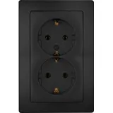 Heinrich Kopp Einsatz Steckdose Paris Schwarz (matt) 1 St.