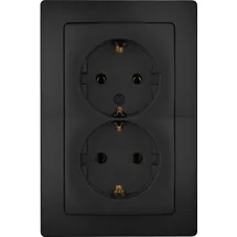 Heinrich Kopp Einsatz Steckdose Paris Schwarz (matt) 1 St.