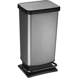 Treteimer PASO carbon - schwarz