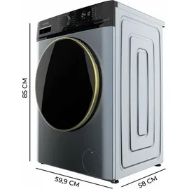 Cecotec Bolero Dresscode 9610 Inverter Waschmaschine Ice Blue (9 kg, 1400 U/min)