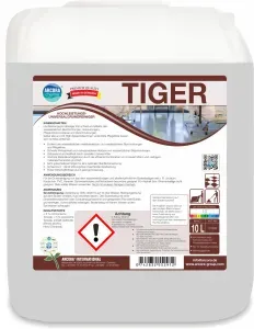 TIGER Hochleistungs-Universalgrundreiniger, Hochwirksamer Fußbodenreiniger gegen hartnäckige Verschmutzungen, 10 Liter - Kanister