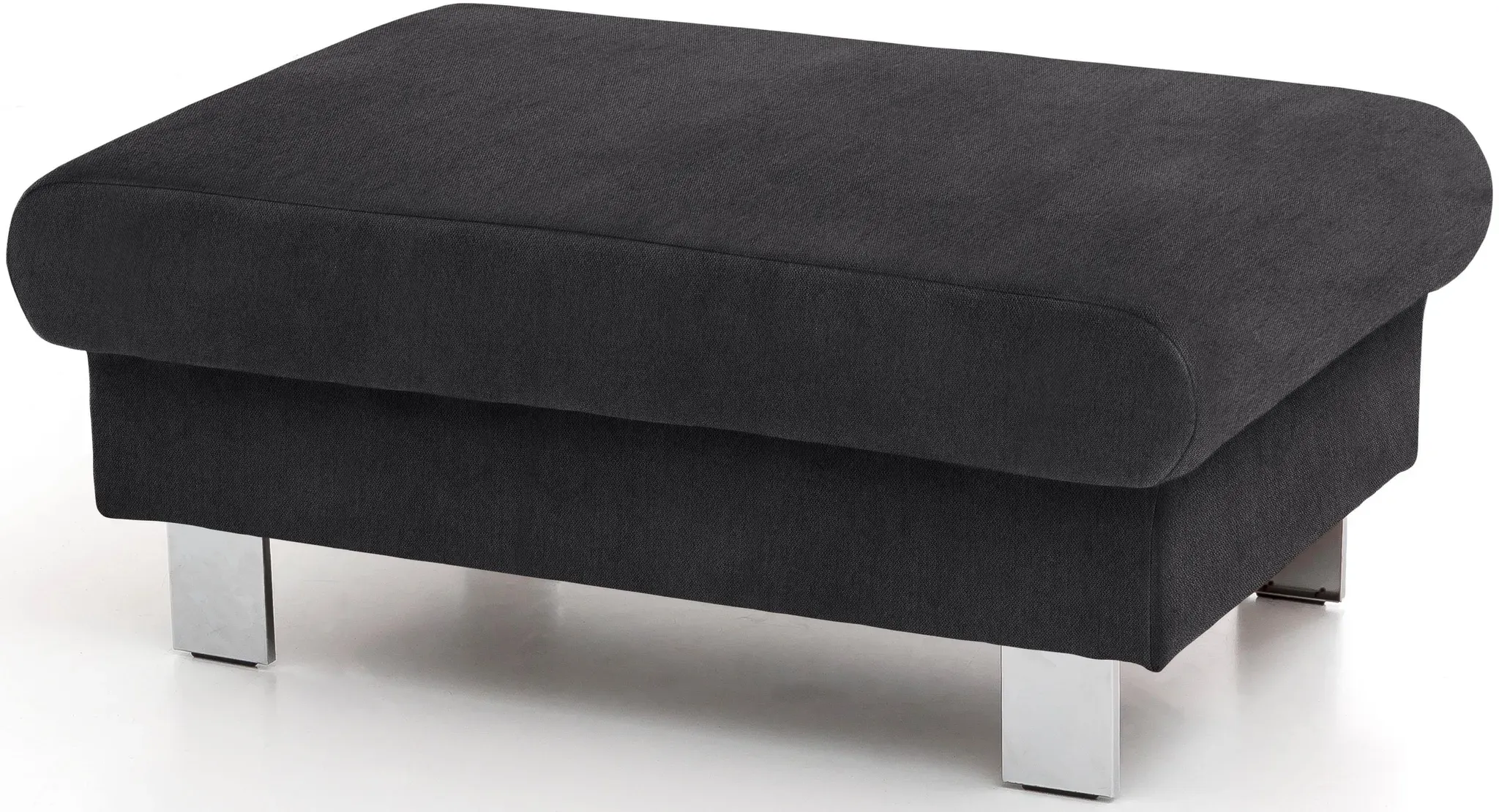 Hocker COTTA "Komaris" Gr. B/H/T: 100cm x 45cm x 65cm, Feinstruktur, schwarz Modern, Bodenfreiheit 12,5 cm