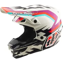 Troy Lee Designs SE5 Polycarbonate Weiß/Schwarz/Lila/Rot XL