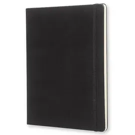 Moleskine Notizbuch Xlarge, Punktraster, fester Einband schwarz