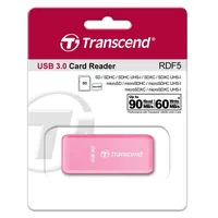 Transcend RDF5 Kartenleser USB 3.2 Gen 1 Rosa
