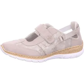 Rieker Slipper Damen Weite E Silber 38