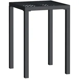 vidaXL Gartentisch 50 x 50 x 72 cm Anthrazit