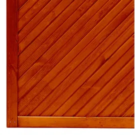 Andrewex Sichtschutzelement Toulon 180 x 195 cm Braun Holz