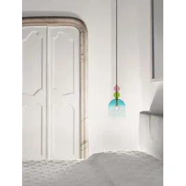 Nova Luce Murano 1-flg. Ø 16 cm mehrfarbig Glas