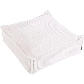 Beliani Bodenkissen Allozai 55 x 55 cm Beige