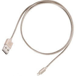 Silverstone Cable USB SilverStone USB-A - Lightning 1 m Gold (52016) (1 m, USB 2.0), USB Kabel
