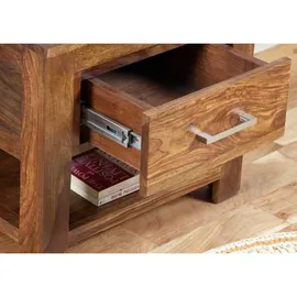 Massivmoebel24 Nachtschrank Sheesham 50 x 40 x 45 cm Braun