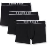 SCHIESSER Herren 3 Pack Boxershorts - 95/5 Organic, Cotton Shorts (173983)