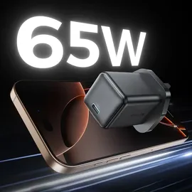 Joyroom JR-TCG18 65W Wandladegerät 1 x USB-C (UK-Stecker) – Schwarz