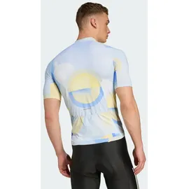 adidas Essentials 3-Streifen Light In Motion Graphic Jersey halo blue XS