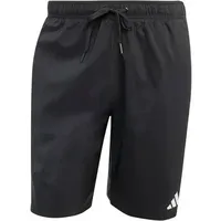 adidas 3-Streifen 8-Inch Badeshorts Black/White M