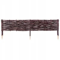 Kadax Palisade aus Weide 100 x 30 cm 1 Stück braun