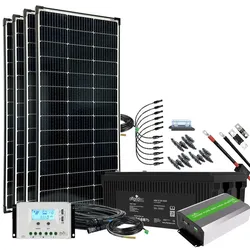 600W Solaranlage Autark XXL-Master mit 260Ah AGM Akku