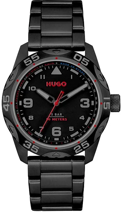 Hugo Herrenuhr 1530333 - schwarz