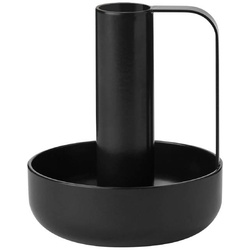 Stelton Kerzenleuchter Ida Ø 8,6 cm Eisen Schwarz