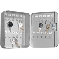 Stahl-Schlüsselschrank für 20 Schlüssel mit 2 Sicherheitsschlüsseln