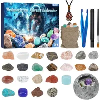 Kristalle Adventskalender 2025 für Kinder Ausgrabungsset für Kinder mit 24 Tage