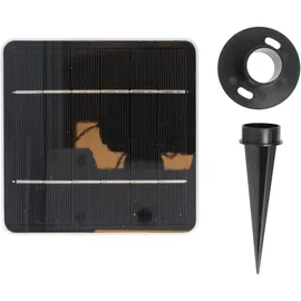 goobay LED-Solar-Bodenleuchte schwarz 3,0 cm inkl. Erdspieß