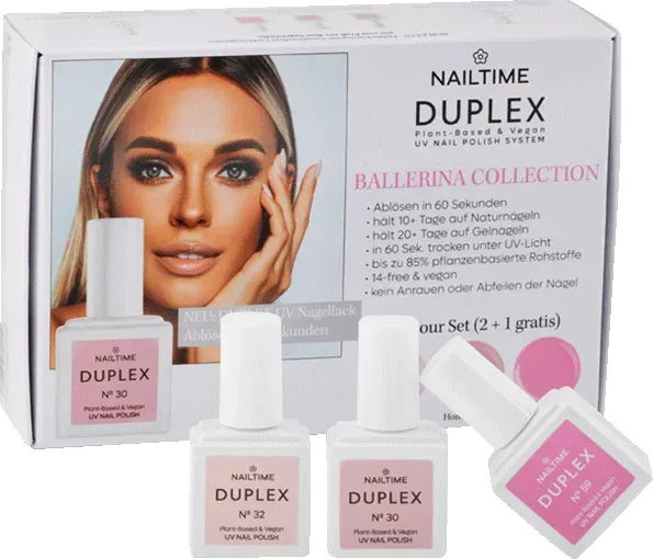 Duplex Ballerina Collection = Nail Polish 30 + Nail Polish 32 + Nail Polish 59