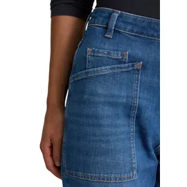 Marc O'Polo Boyfriend-Jeans "aus softem Cashmere Touch Denim", Damen, Gr. 27, Länge 32, blau (dunkelblau), Obermaterial: 92% Baumwolle, 6% Elastomultiester, 2% Elasthan, unifarben, loose fit knöchellang, Jeans