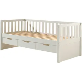 Vipack Kojenbett Fritz 90 x 200 cm Kiefer massiv lackiert weiß