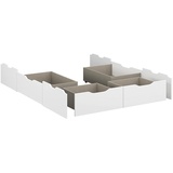 RAUCH Möbel Alvara Sockelschubkasten in Weiß für Alvara Bett mit Liegefläche 140x200 cm, BxHxT 140x28x203 cm