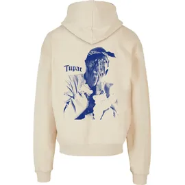 MERCHCODE Mister Tee Tupac Me against the World Ultra Heavy Oversize Hoodie - Beige