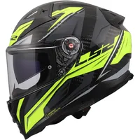 LS2 FF811 Vector II Carbon Savage Gelb XXL