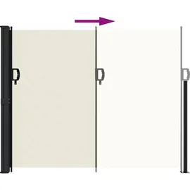 vidaXL Balkon-Sichtschutz 160 x 300 cm Beige Polyester 