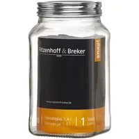 Ritzenhoff & Breker Vorratsglas VIO 1,4 l 4 St.