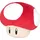 NBG Nintendo Super Mario Super Pilz 16 cm Rot