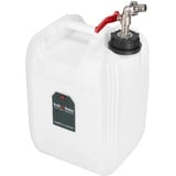 KOTARBAU® Wasserbehälter mit Hahn 10 Liter Wasserkanister Trinkwasserkanister Wassertank Kunststoffkanister Survival Camping Zubehör Trinkwasser Kanister Wasserspender Metallhahn